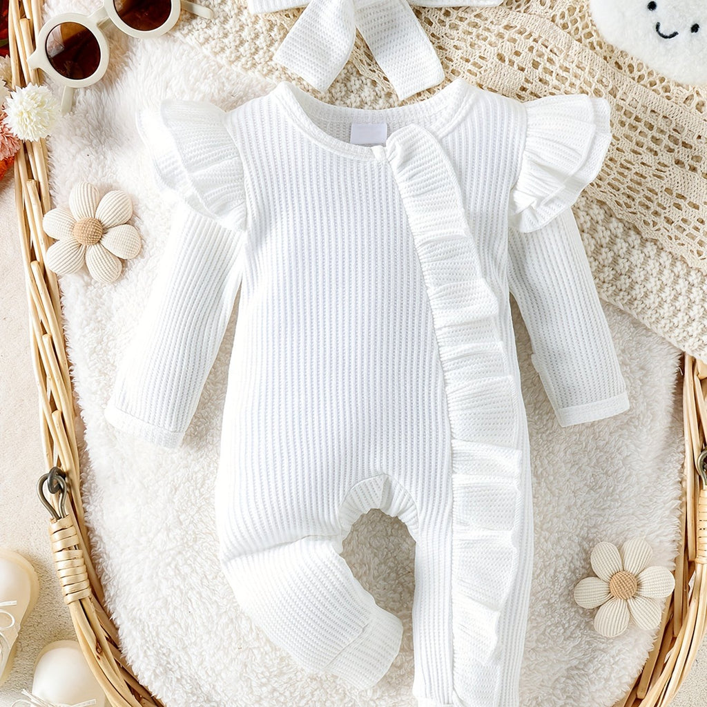 אוברול סריג מתוק לתינוקות דגם שוהם