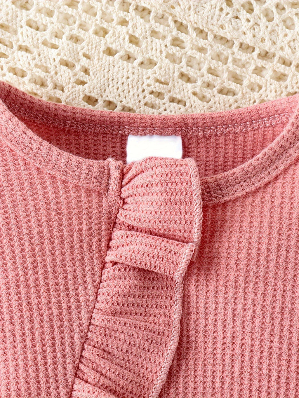 אוברול סריג מתוק לתינוקות דגם שוהם