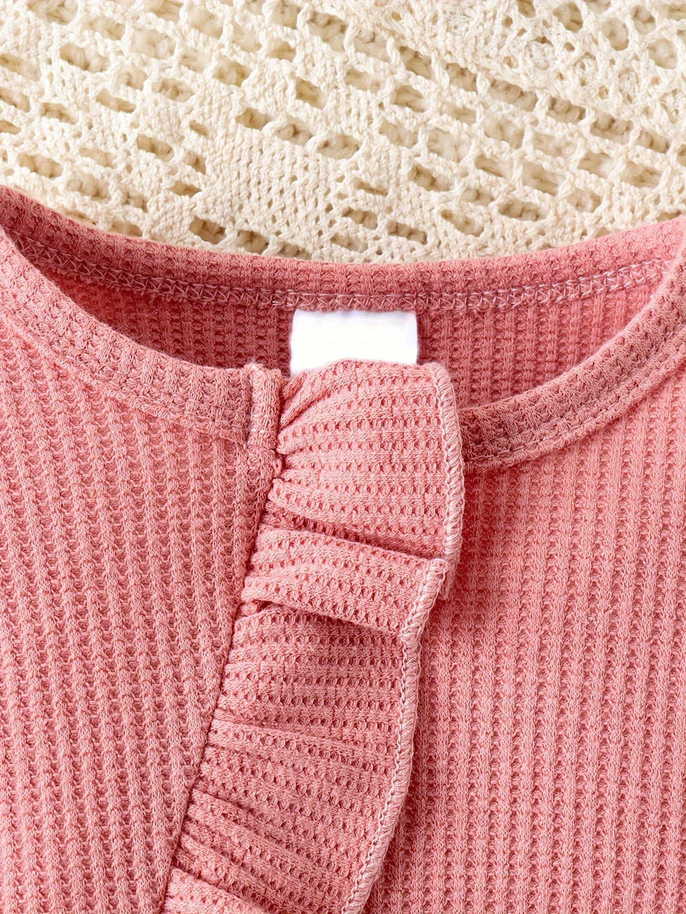 אוברול סריג מתוק לתינוקות דגם שוהם