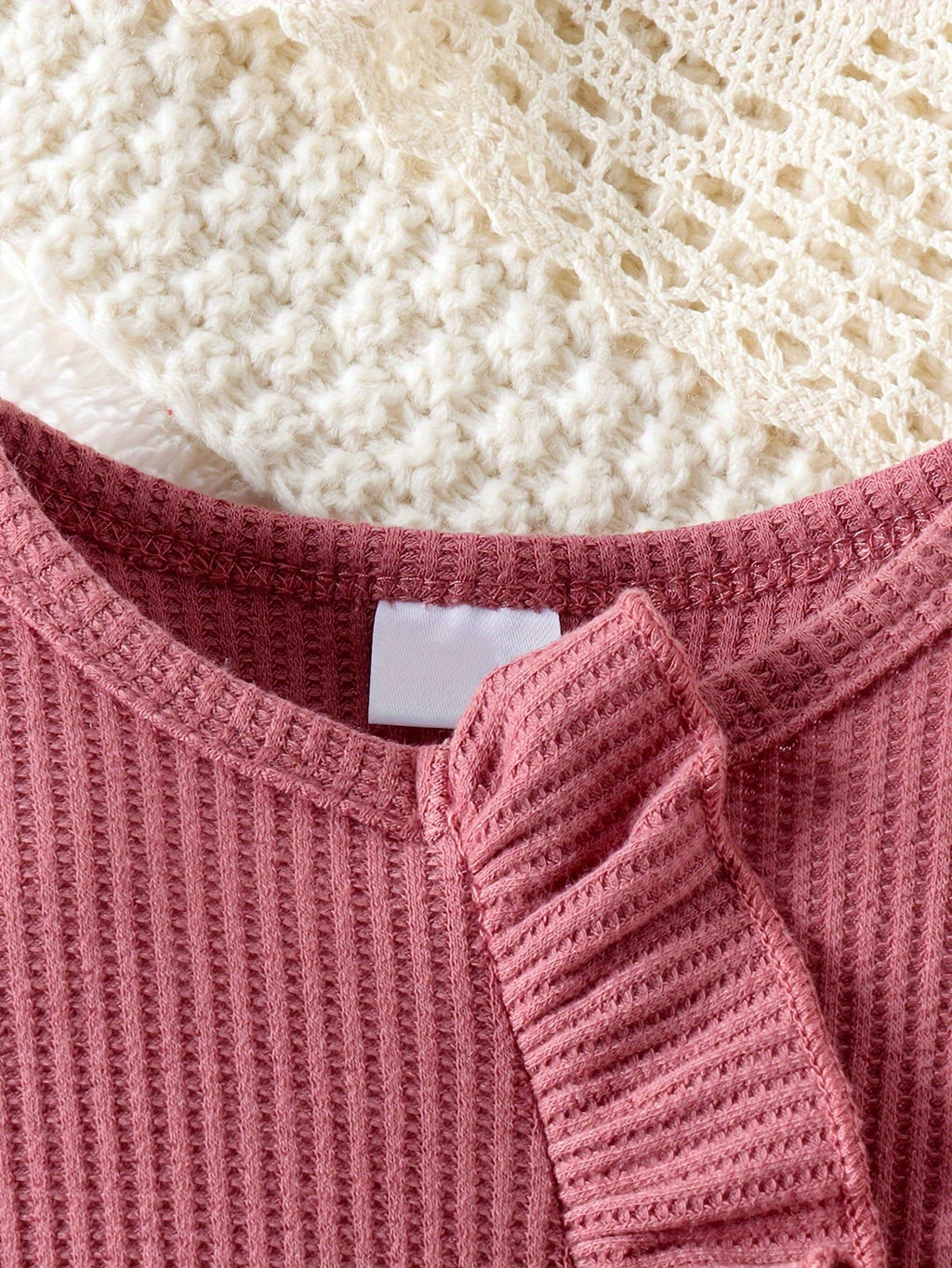 אוברול סריג מתוק לתינוקות דגם שוהם