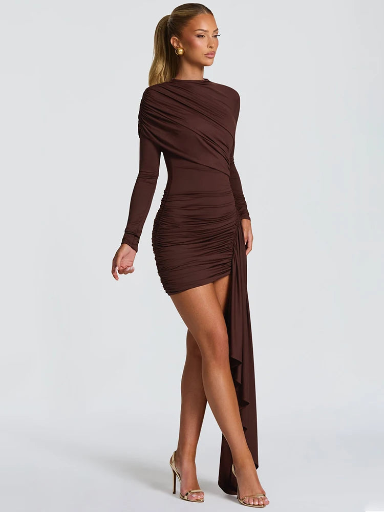 שמלת מיני אלגנטית דגם דריה